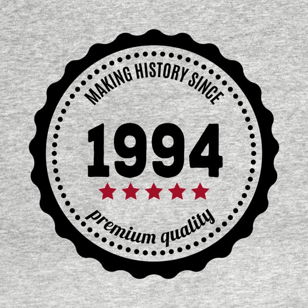 Making history since 1994 badge by JJFarquitectos